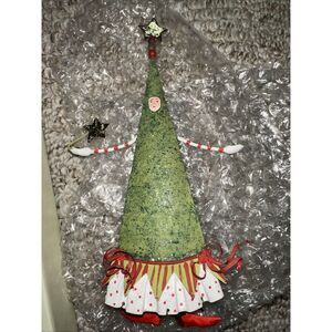 Dept 56 Christmas Krinkles Ornament Patience Brewster Tin Xmas Tree